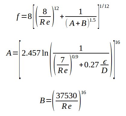 Churchill equation