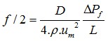 Calculation Friction Factor