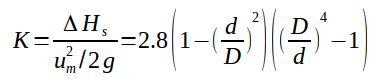 Orifice pressure drop calculation