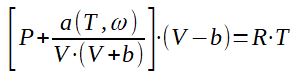 Soave Redlich Kwong equation of state