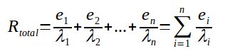 Heat conduction resistance formula for composite walls Heat conduction resistance formula for composite walls