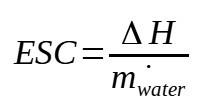 ESC calculation Spray Dryer
